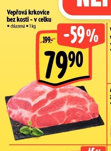 Vepřová krkovice bez kosti