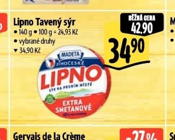 Lipno Tavený sýr