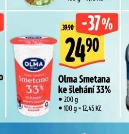 Olma Smetana ke šlehání 33%