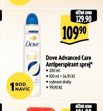 Dove Advanced Care Antiperspirant sprej