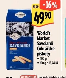 World's Market Savoiardi Cukrářské piškoty - Albert akcniletaky.com