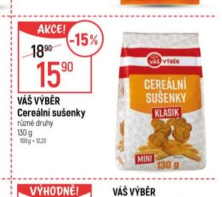 Váš Výběr Cereální sušenky