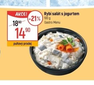 Rybí salát s jogurtem