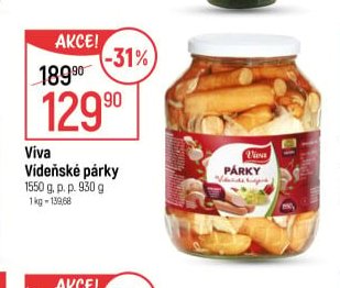 Viva Vídeňské párky