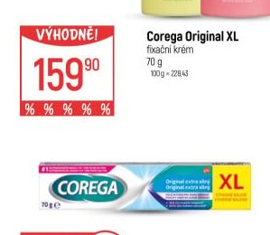 Corega Original XL fixační krém