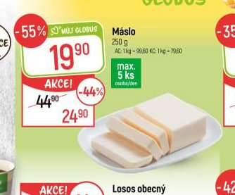 Máslo 250 g