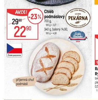 Chléb podmáslový 700 g