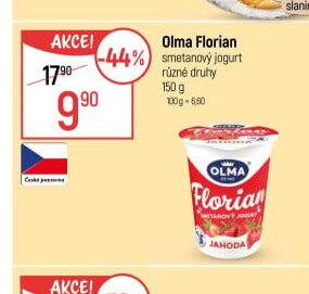 Olma Florian smetanový jogurt