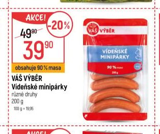 Váš Výběr Vídeňské minipárky