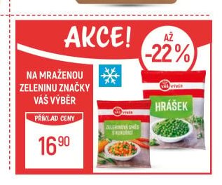 Zelenina značky Váš Výběr
