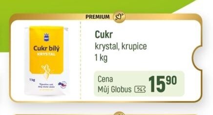 Cukr krystal, krupice 1kg