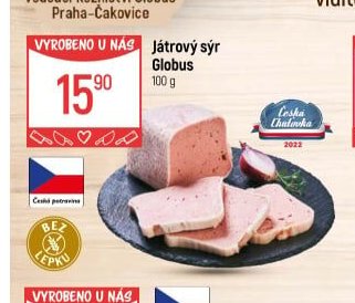 Játrový sýr Globus