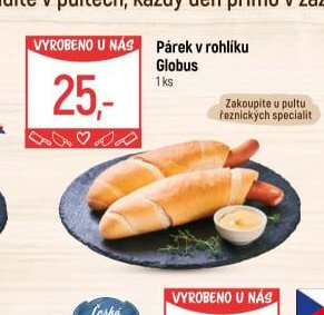 Párek v rohlíku Globus