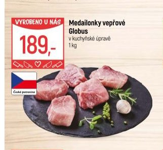Medailonky vepřové Globus