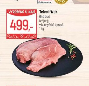 Telecí řízek Globus