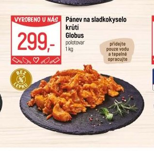 Pánev na sladkokyselo krůtí Globus