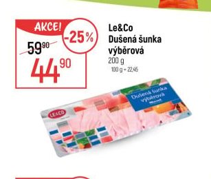 Le&Co Dušená šunka výběrová