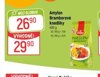 Amylon Bramborové knedlíky - Globus akcniletaky.com
