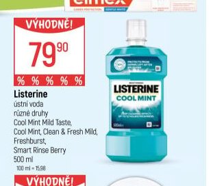 Listerine ústní voda