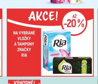 Ria vložky a tampony