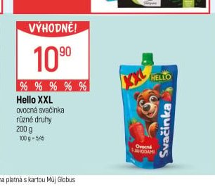 Hello XXL ovocná svačinka