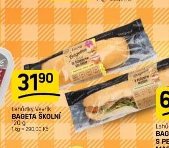 Lahůdky Vavřík Bageta školní
