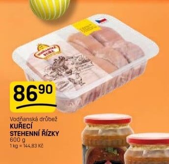 Vodňanská drůbež Kuřecí stehenní řízky