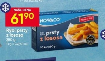 Rybí prsty z lososa