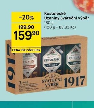 Kostelecké Uzeniny Sváteční výběr