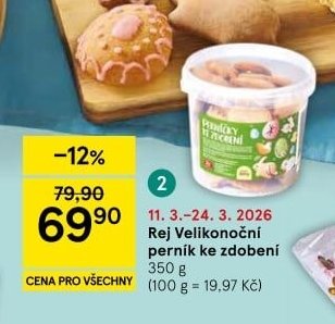 Rej Velikonoční perník ke zdobení