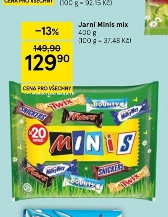 Jarní Minis mix 400 g