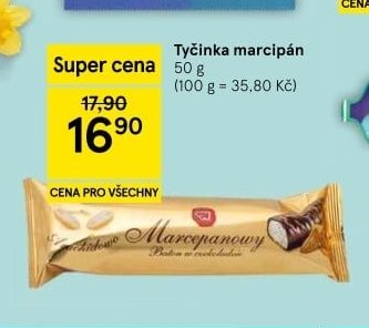Tyčinka marcipán 50 g