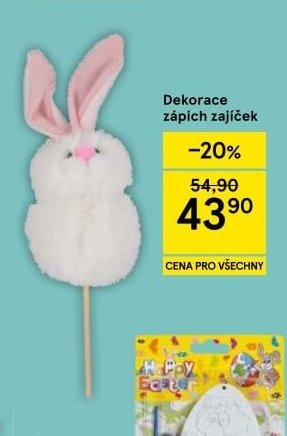 Dekorace zápich zajíček