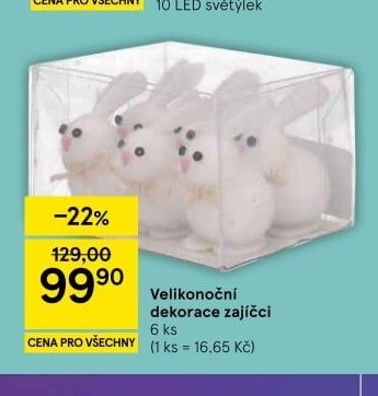 Velikonoční dekorace zajíčci