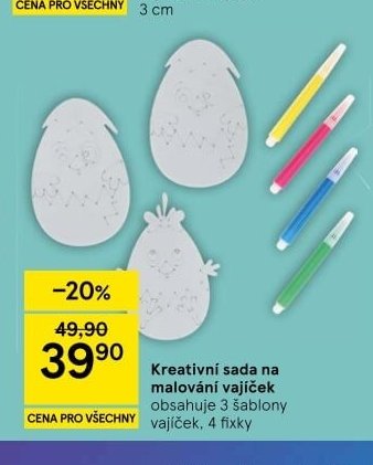 Kreativní sada na malování vajíček