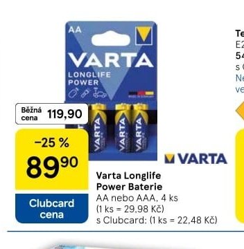 Varta Longlife Power Baterie