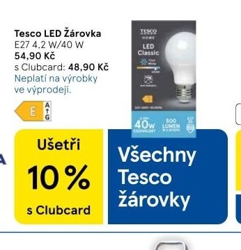 Tesco LED Žárovka