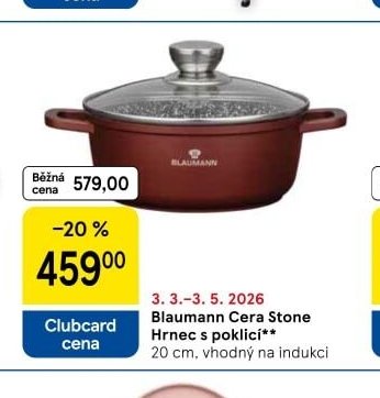 Blaumann Cera Stone Hrnec s poklicí