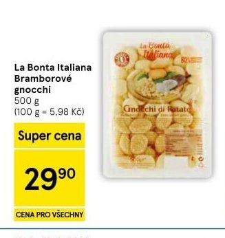 La Bonta Italiana Bramborové gnocchi 500 g
