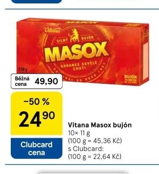 Vitana Masox bujón 10x 11 g