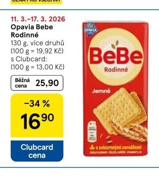 Opavia BeBe Rodinné 130 g