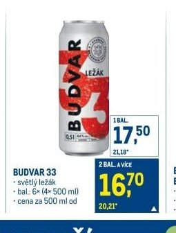 BUDVAR 33