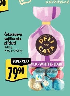 Čokoládová vajíčka mix příchutí
