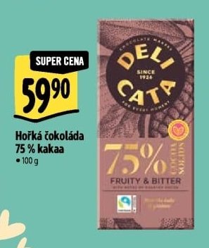 Hořká čokoláda 75 % kakaa