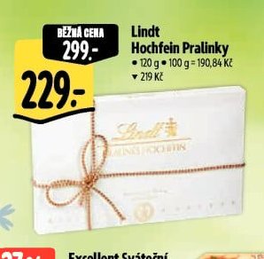 Lindt Hochfein Pralinky