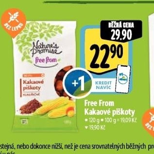 Free From Kakaové piškoty