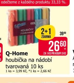 Q-Home houbička na nádobí tvarovaná