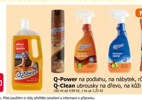 Q-Power čistič na podlahu, nábytek a další