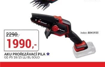 AKU PROŘEZÁVACÍ PILA GE-PS 18/15 LLI BL-SOLO