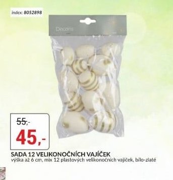 SADA 12 VELIKONOČNÍCH VAJÍČEK - bauMax akcniletaky.com